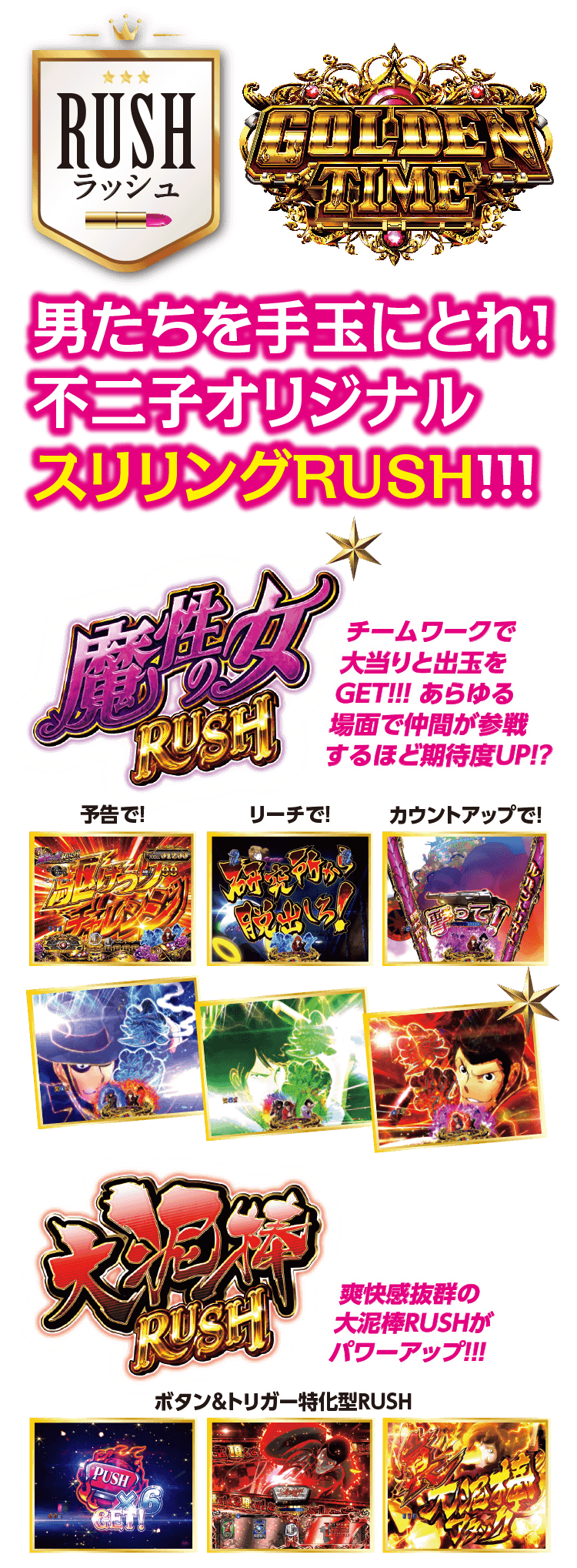 特徴 | CR不二子～Lupin The End～ | 株式会社平和